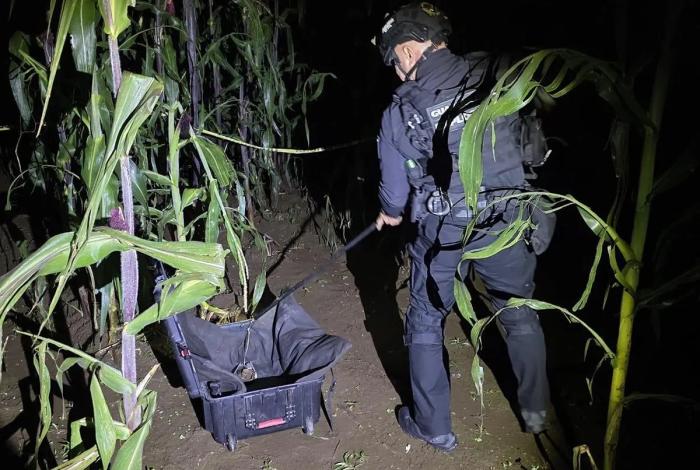 Grupo especial antiexplosivos desactiva granada de gas en Arantepacua