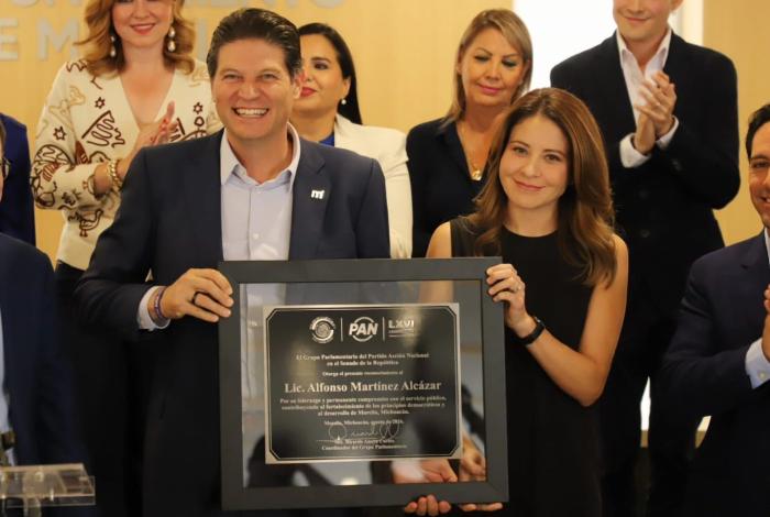 Grupo Parlamentario del PAN reconoce trabajo de Alfonso Martínez en Morelia