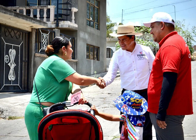 Habitantes de Álvaro Obregón respaldan proyecto de Toño Sosa