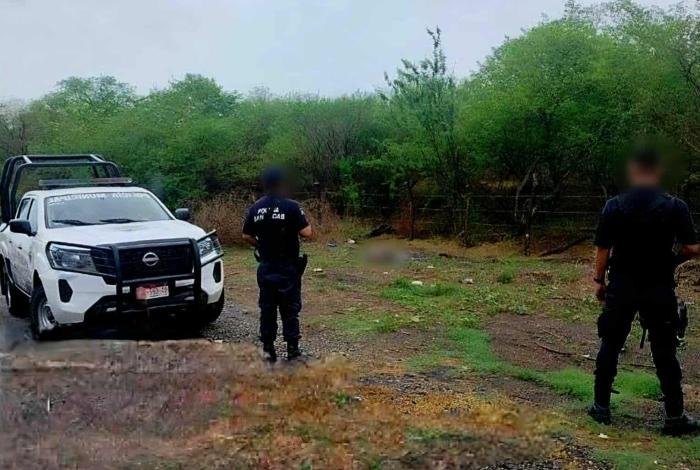 Hallan a hombre muerto y con huellas de violencia en la región de San Lucas