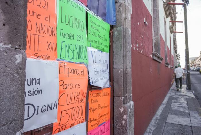 Hay escuelas que continúan sin clases por apoyo al paro de la CNTE