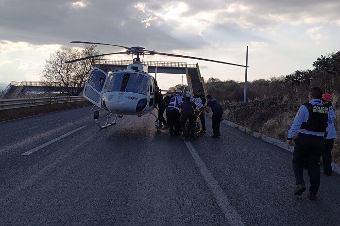 Helicópteros, disponibles las 24 horas para atender emergencias médicas en Michoacán