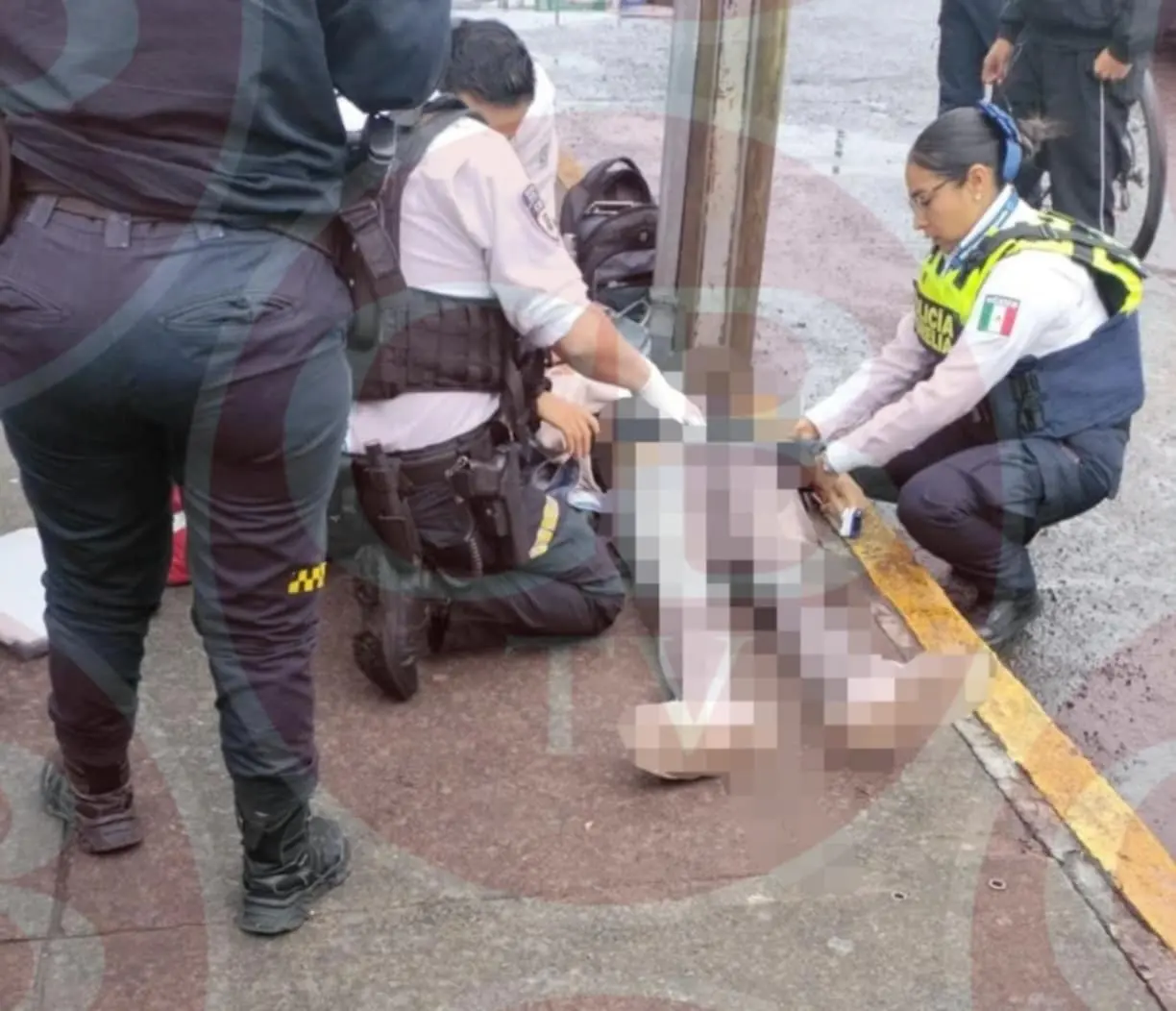 Herido al caer de su “scooter” en el centro de Morelia