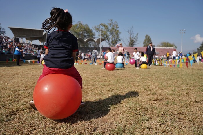 ¡Hora de activarse! Más de mil 200 niños participan en la 26 Muestra Pedagógica