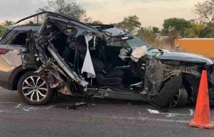 Hospitalizan a Joaquín Díaz, candidato a gobernador de Yucatán, tras sufrir accidente automovilístico