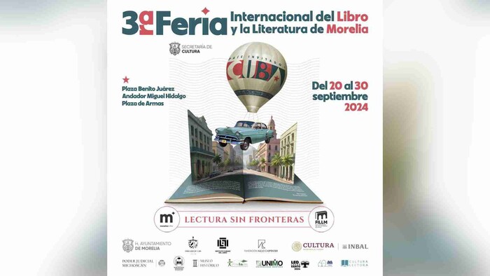 Hoy arranca Tercera Feria Internacional del Libro y la Lectura de Morelia