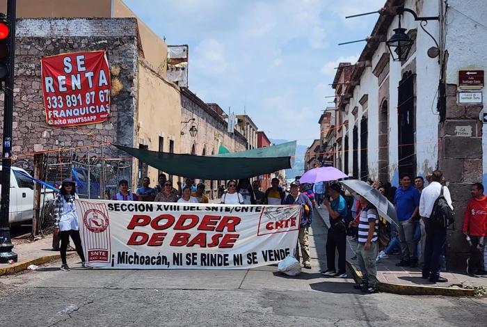 Hoy marcha Poder de Base en Morelia; habrá cierre vehicular