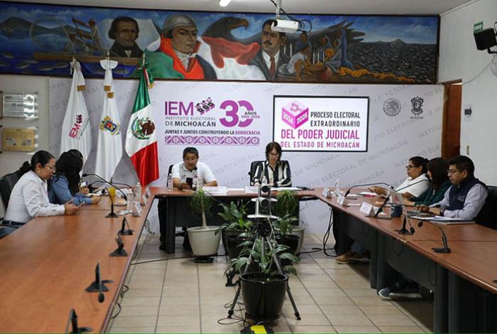 IEM, con 96% de avance en captura de los cómputos de la elección judicial en Michoacán