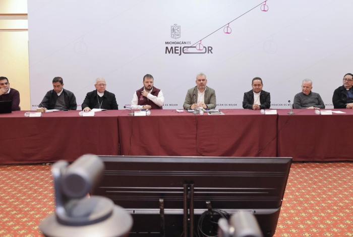 Iglesia católica se suma al Plan Michoacán por la Paz y la Justicia
