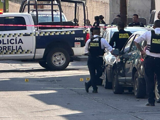 #Imágenes | Balean a hombre en la colonia Jardines del Rincón, Morelia