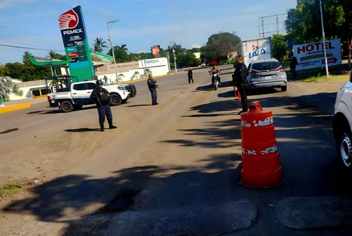 #Imágenes | Sicarios perpetran ataque armado contra Policía de Buenavista