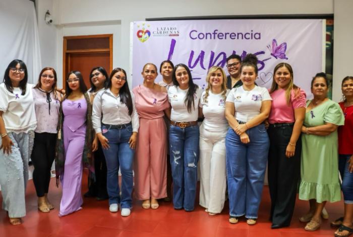 Imparten conferencia para concientizar sobre el lupus en Lázaro Cárdenas
