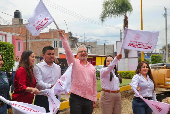Impulsa Bedolla desarrollo y movilidad en Maravatío con rehabilitación del bulevar Leona Vicario