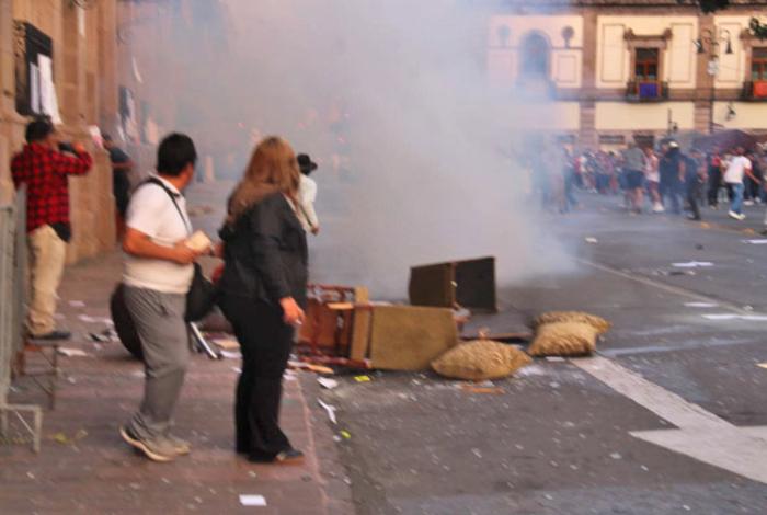 Imputado por sabotaje y daños en Palacio de Gobierno seguirá proceso penal en libertad