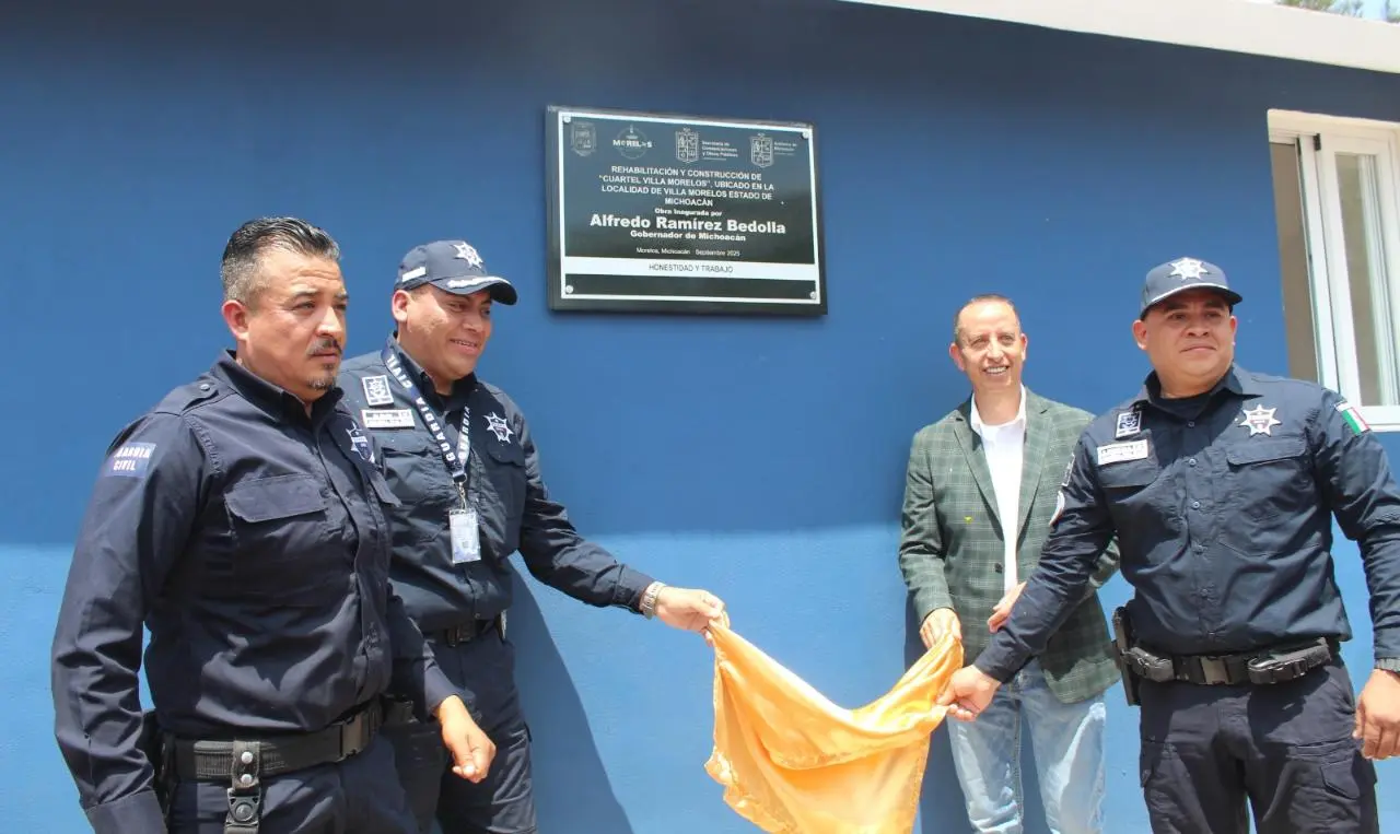 Inaugura Julio César Conejo Alejos cuartel de la Guardia Civil en Villa Morelos