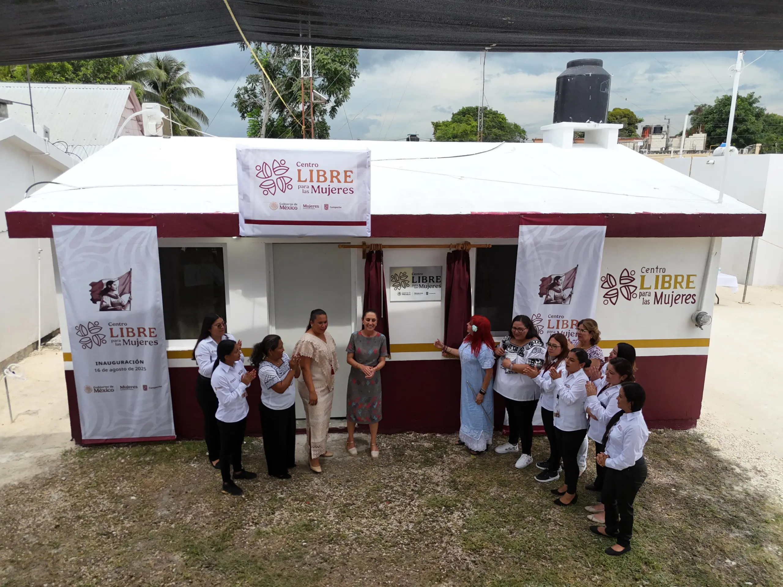 Inauguración Centro Libre para las Mujeres en Calakmul, Campeche 