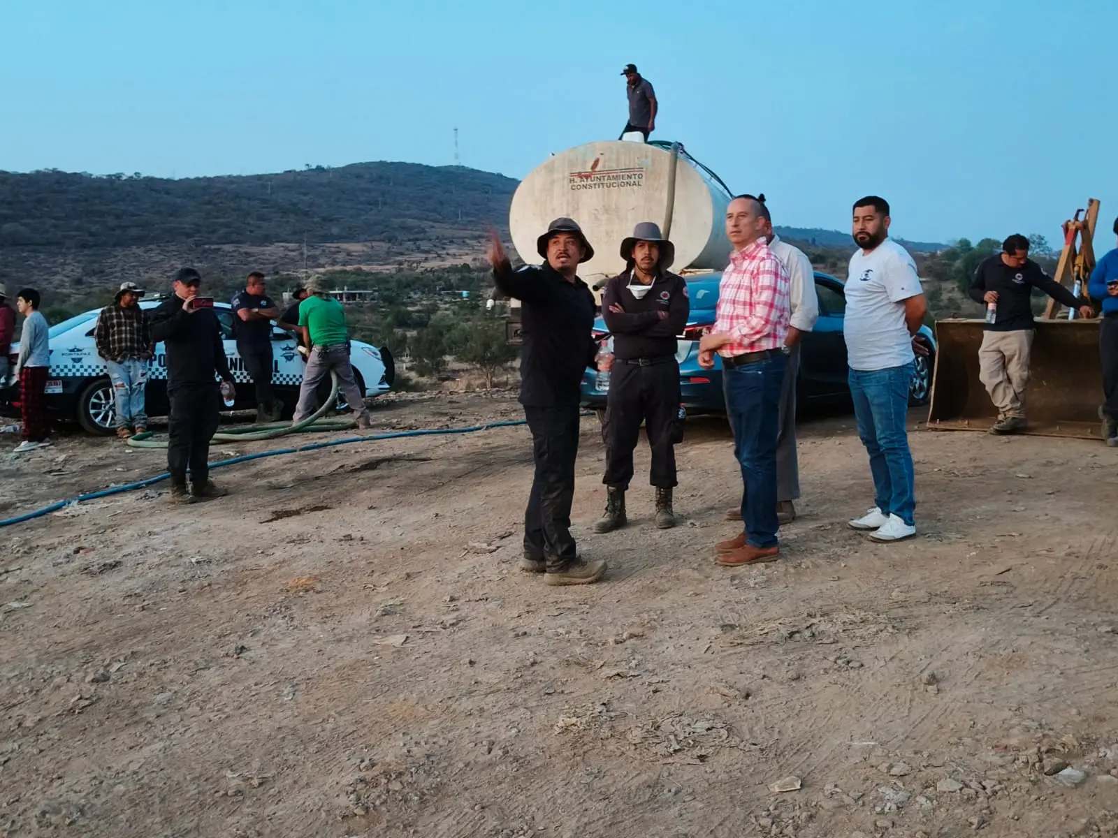 Incendio en tiradero municipal está 100% controlado, se apago con apoyo de voluntarios y elementos del municipio: Julio César Conejo Alejos