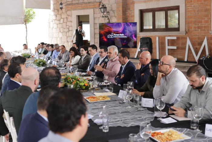 Industriales se suman al impulso del Parque Bajío como Polo del Bienestar: Bedolla