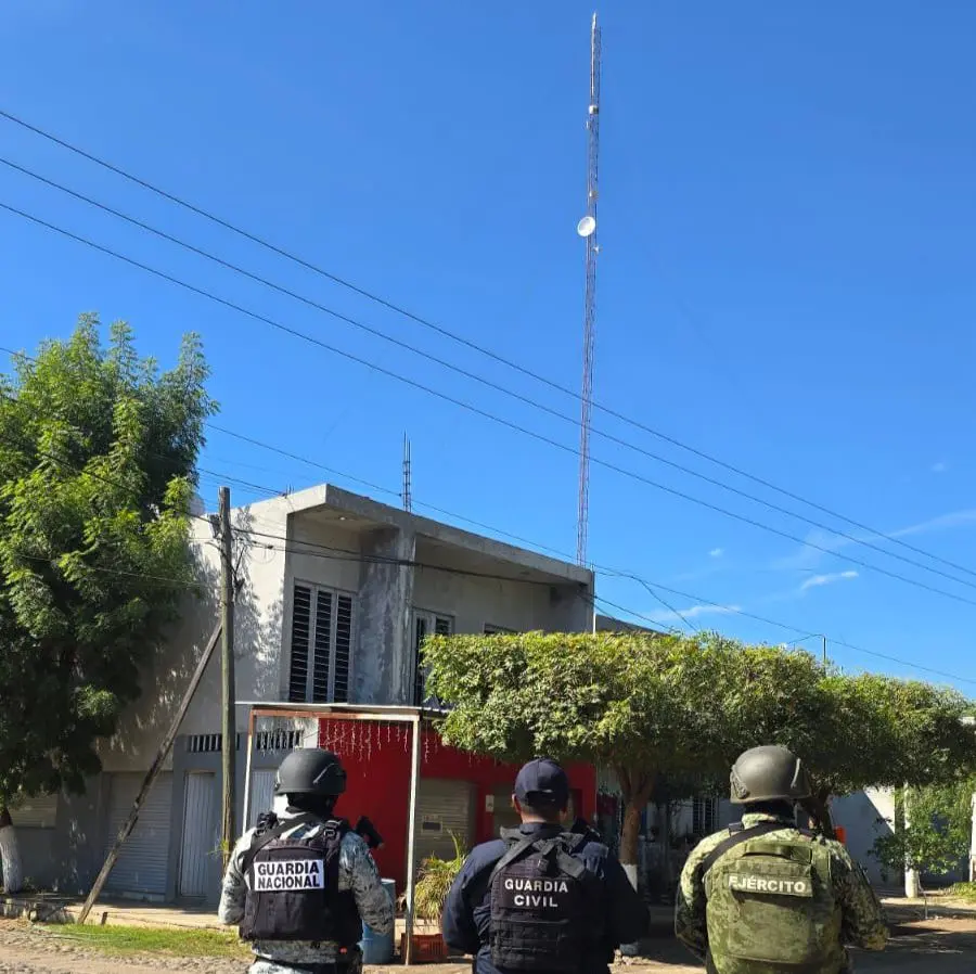Inhabilitan antena ilícita en Cenobio Moreno, presuntamente utilizada por grupo vinculado a “El Botox”: SSP