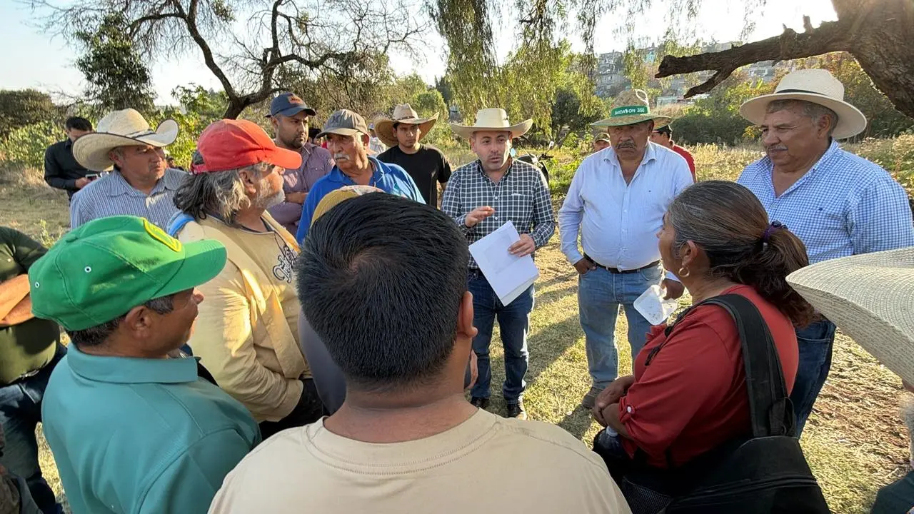Inicia Eric Gaona García obra de línea de conducción y distribución de agua en Rancho Nuevo