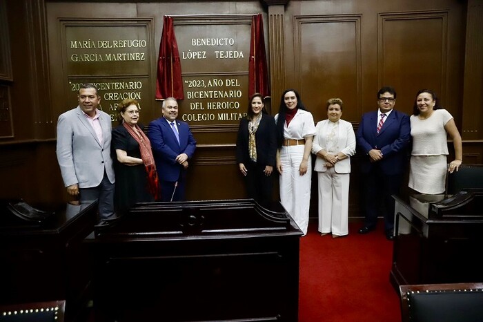 Inscriben el nombre de Benedicto López en el Muro de Honor de Palacio Legislativo