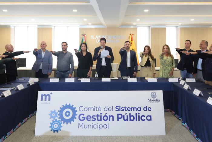 Instala Alfonso Martínez el Comité del Sistema de Gestión Pública