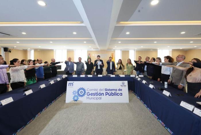 Instala Alfonso Martínez el Comité del Sistema de Gestión Pública