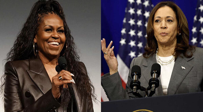 #Internacional | Michell Obama y Kamala Harris superarían a Trump si Biden se retira de elecciones