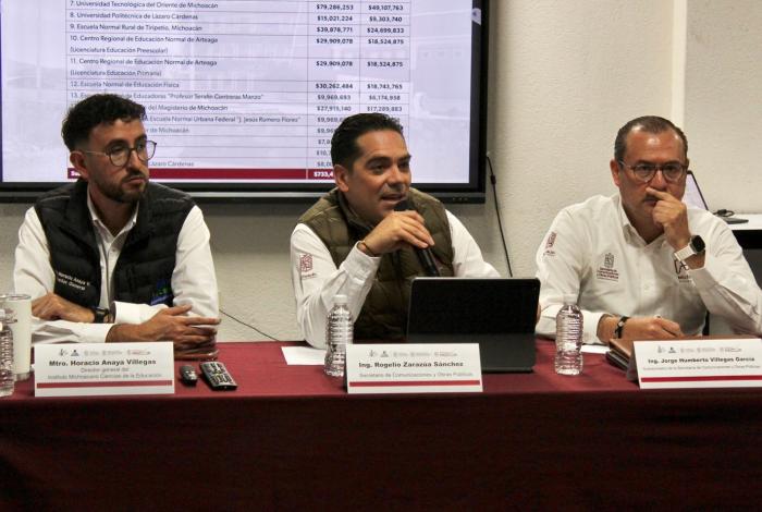 Inversión histórica de 725 mdp transformará la educación superior en Michoacán: SCOP