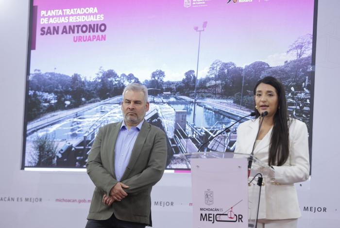 Invertidos, mil 147 mdp en obras hídricas: Bedolla