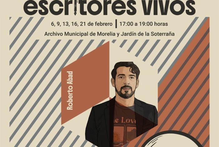 Invita SeCultura Morelia a conversatorio con el escritor Roberto Abad