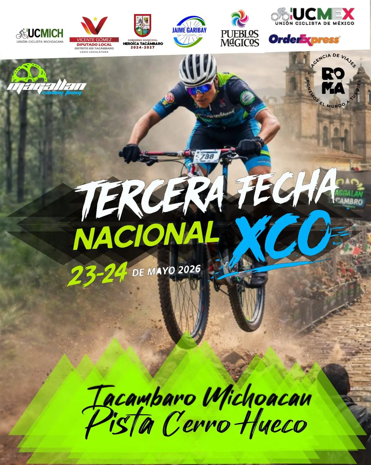 Invita Vicente Gómez a participar en competencia de ciclismo de montaña