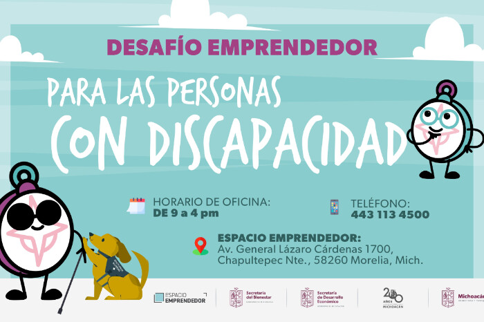 Invitan al curso Desafío Emprendedor Incluyente para personas con discapacidad que quieran emprender