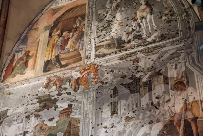 Italia recupera fragmentos de frescos renacentistas destruidos en II Guerra Mundial