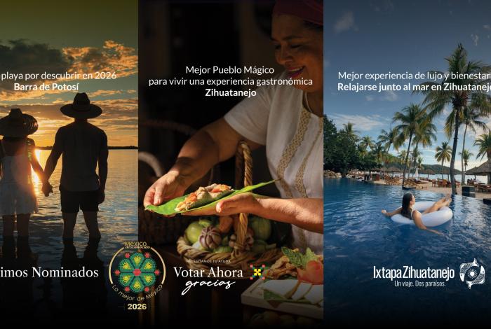 Ixtapa Zihuatanejo es nominado en 3 categorías de los premios “Lo Mejor de México” de México Desconocido