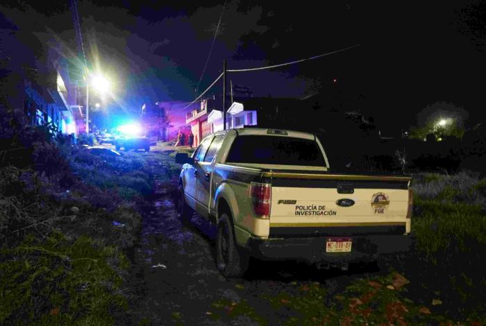 Jornalero asesinado a tiros en Lomas del Pedregal, Jacona