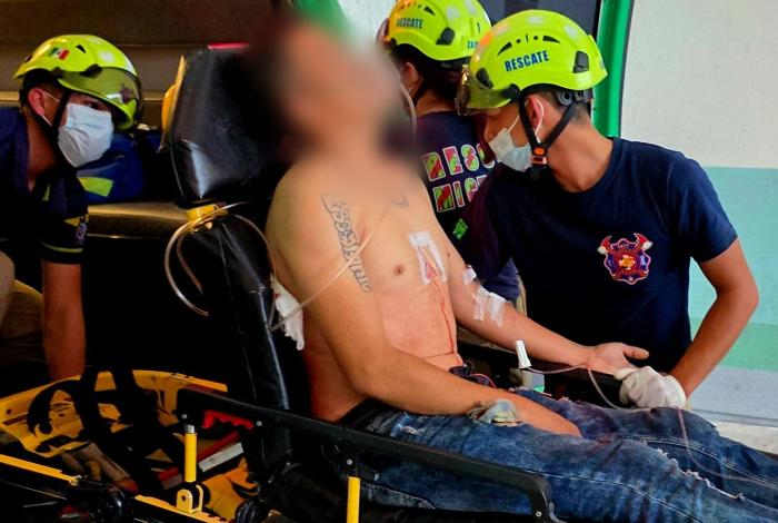 Joven es blanco de una agresión armada y queda herido, en Jacona