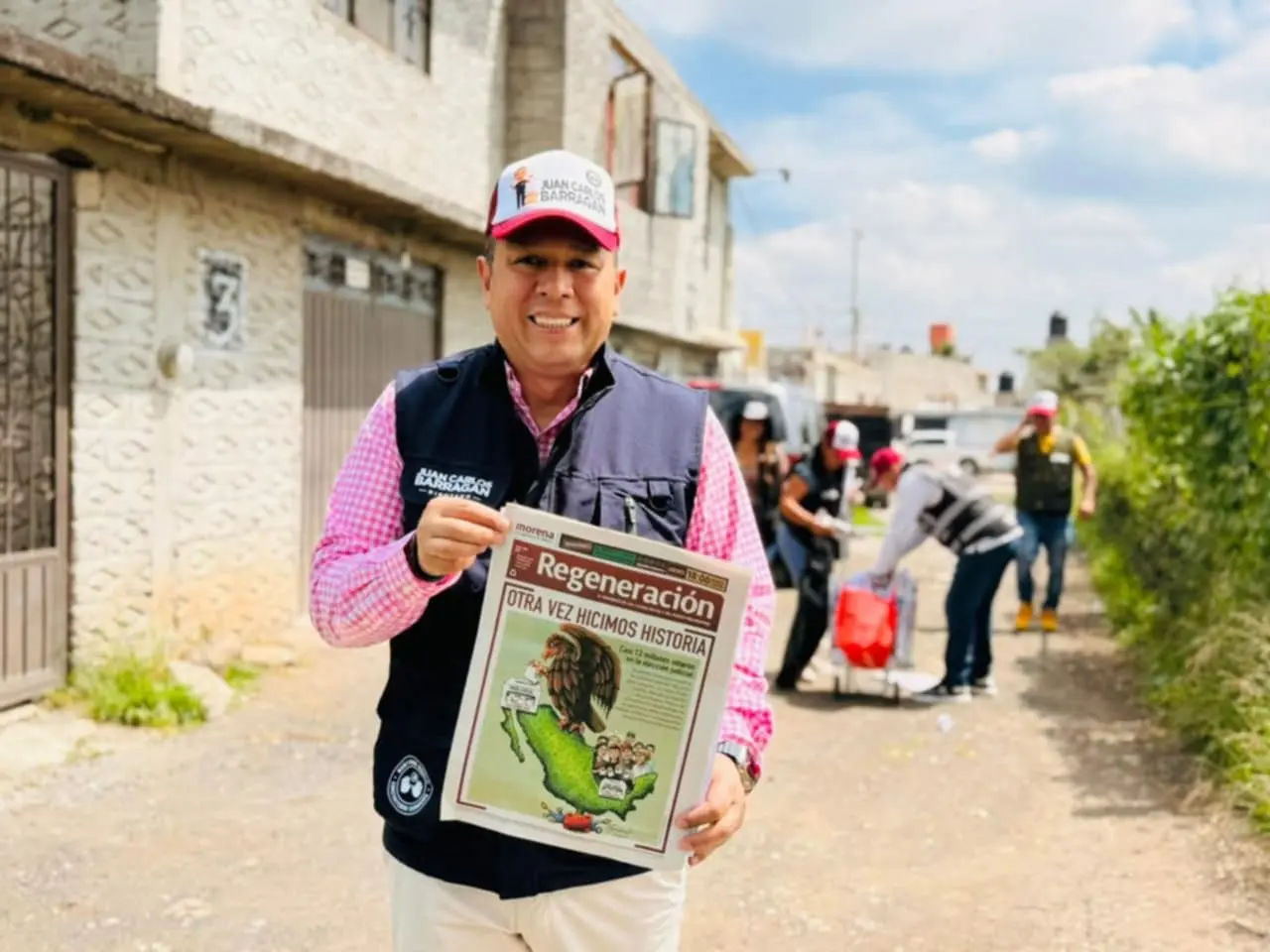 Juan Carlos Barragán fortalece el trabajo territorial de Morena, casa por casa y mano a mano con el pueblo