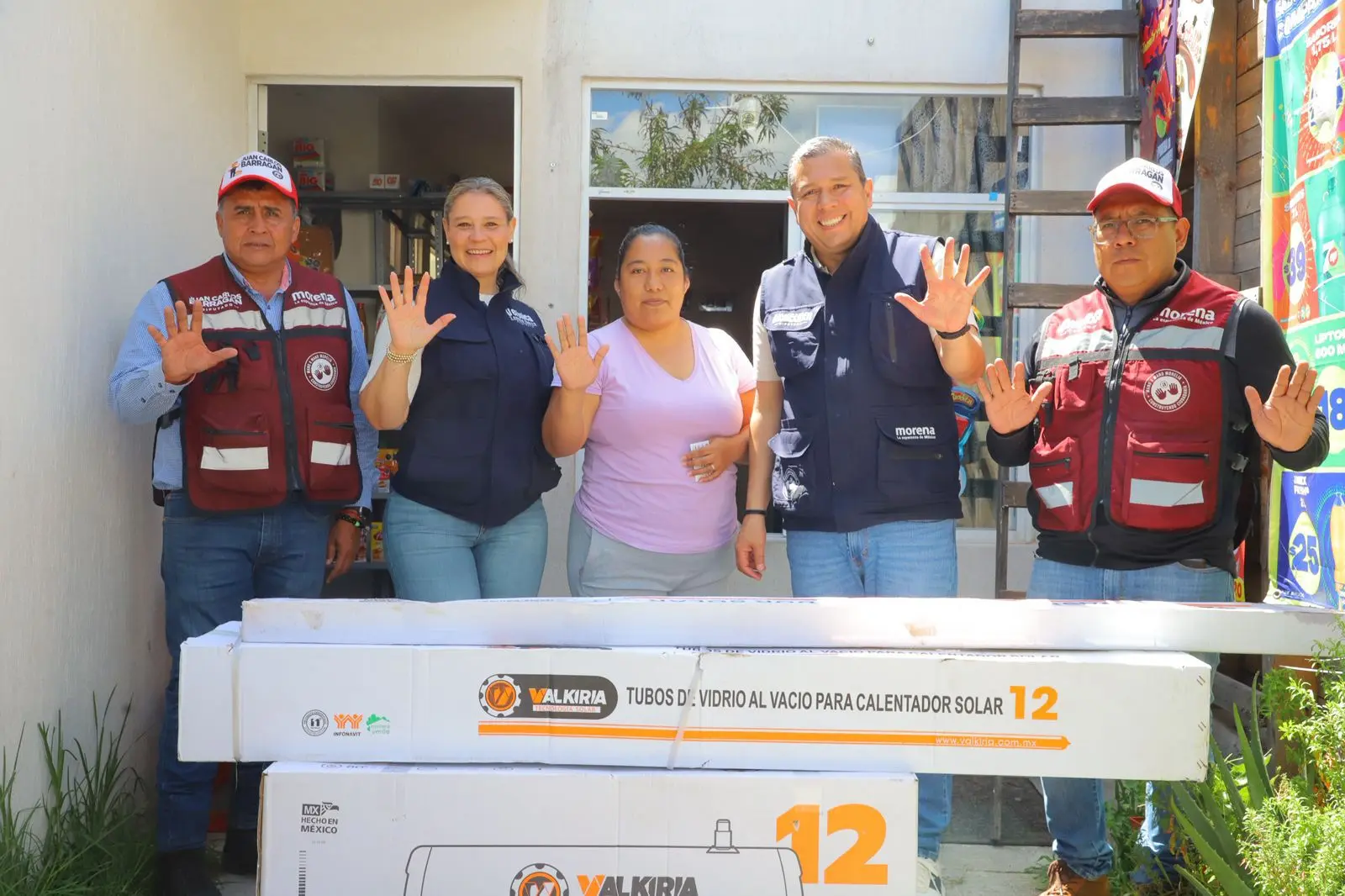 Juan Carlos Barragán lleva esperanza y bienestar a los hogares de Morelia