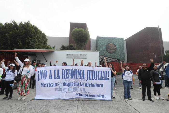 Jueces trasladan su protesta al Senado para impedir la reforma judicial el próximo domingo