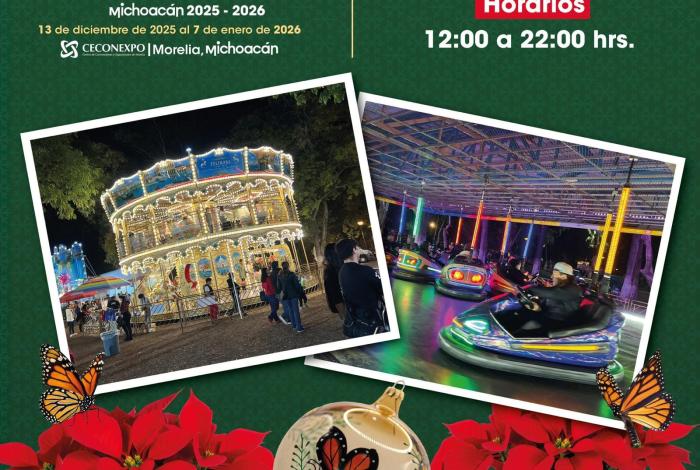 Juegos mecánicos de la Villa Navideña disponibles desde el 13 de diciembre: Sectur