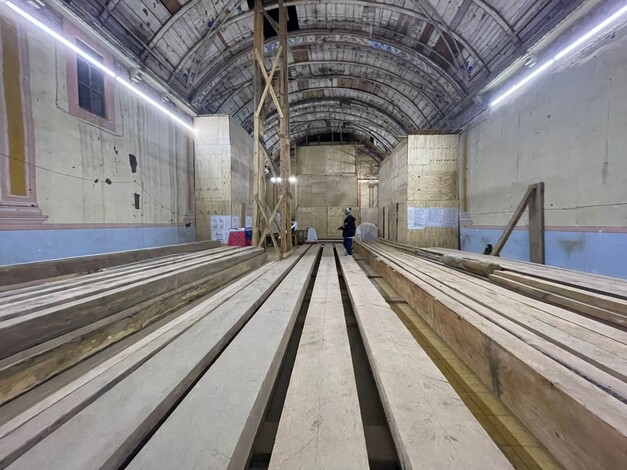 Julio Arreola Arranca la restauración del Templo de San Pedro Apóstol en Tzurumútaro