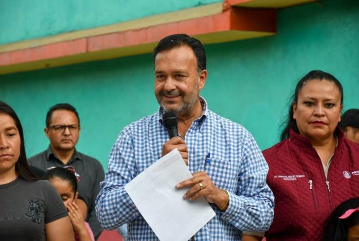 Julio Arreola entrega obras de pavimentación y red sanitaria en las colonias Jacarandas y Lázaro Cárdenas