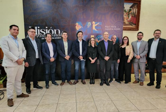 Julio Arreola fortalece la proyección internacional de Pátzcuaro en la Misión México-Colombia