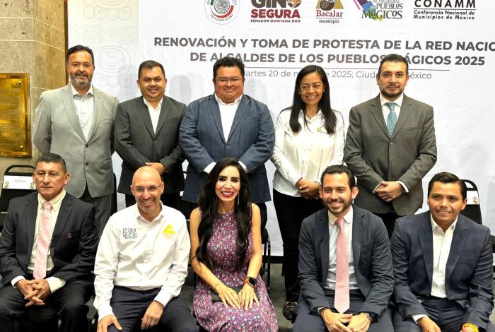 Julio Arreola toma protesta como integrante de la Red Nacional de Alcaldes de Pueblos Mágicos