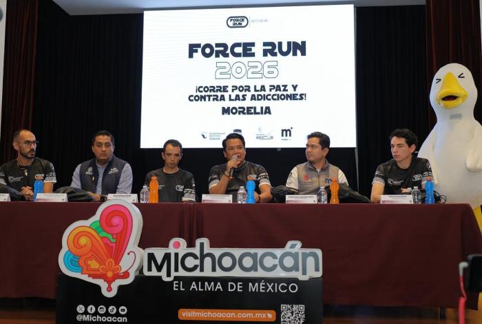 La Carrera Atlética Force Run 2026 llegará a 8 municipios michoacanos
