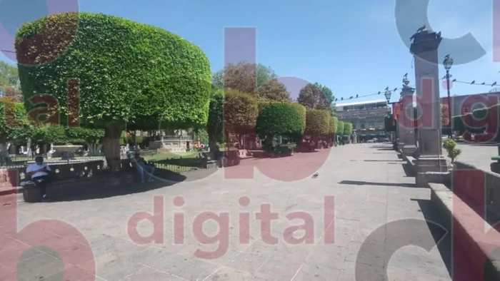 La emblemática Plaza de Armas de Morelia; un espacio lleno de historia