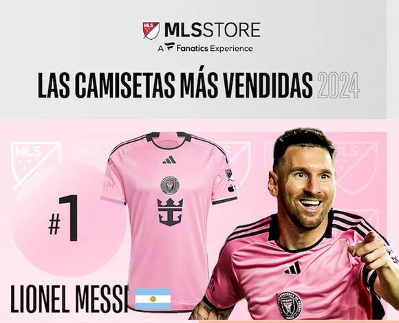 La llegada de Messi a la MLS negocio redondo, su jersey es el más vendido