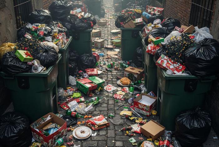 La Navidad le pasa factura a México, con toneladas de residuos y de comida desperdiciada