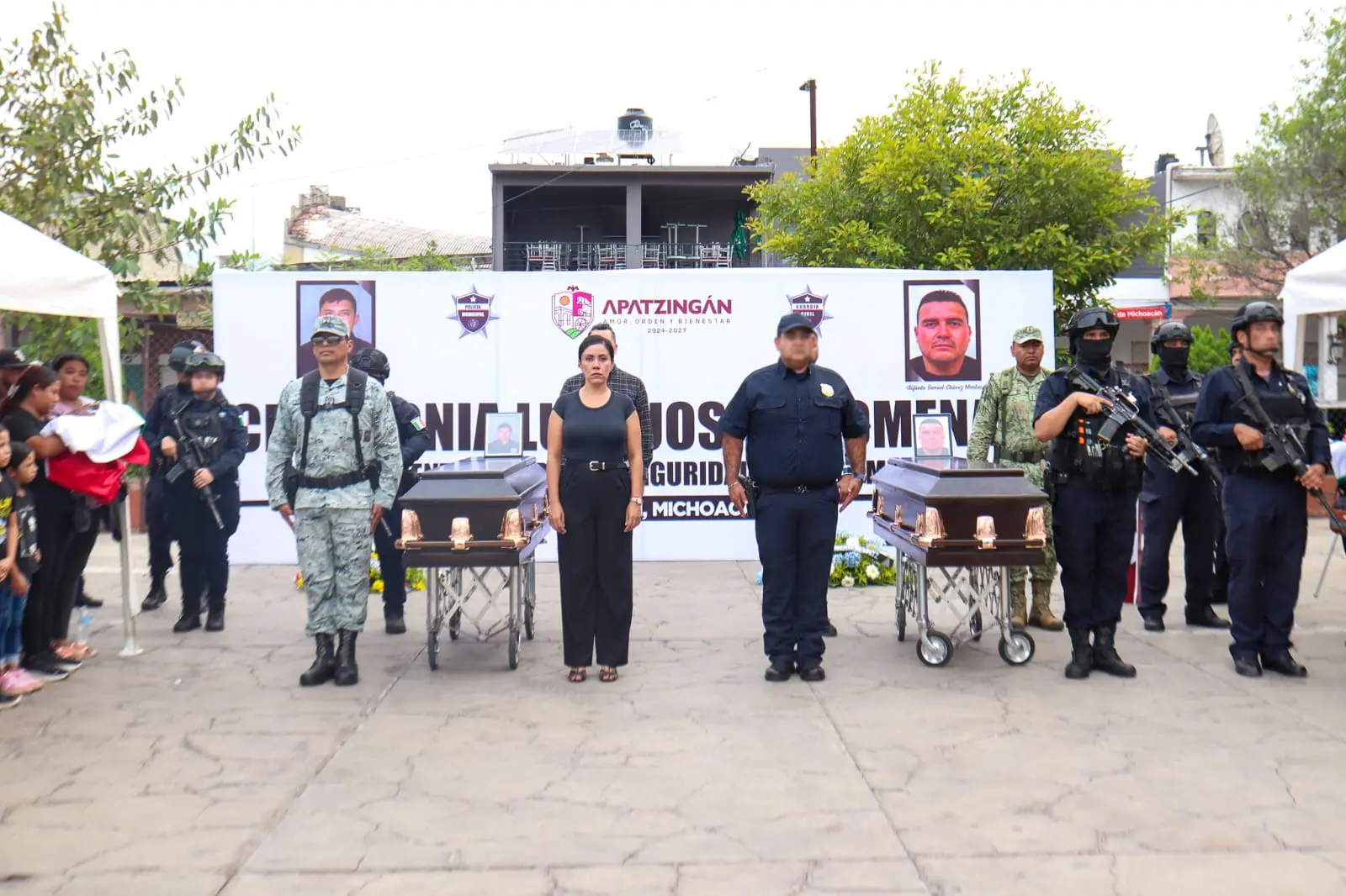La presidenta Fanny Arreola, encabeza homenaje a Policías caídos este fin de semana